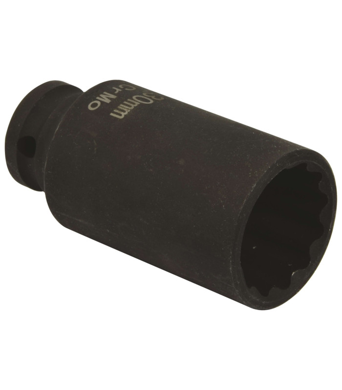 DOUILLE A CHOC CRMO 12PANS CARRE 1/2, 30MM