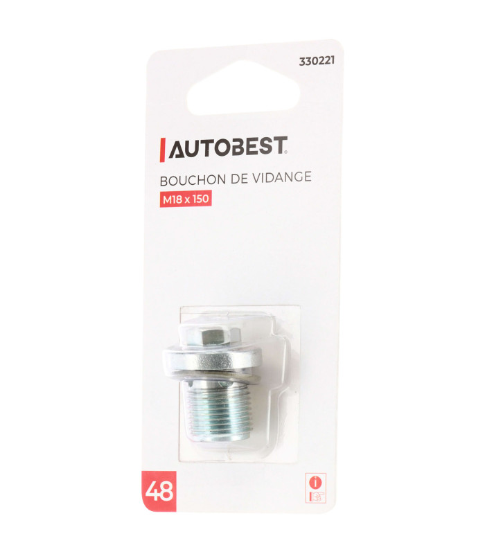 BOUCHON VIDANGE OPEL ET FIAT M18 X 1.5
