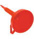 ENTONNOIR PLASTIQUE, BEC FLEXIBLE AVEC FILTRE
