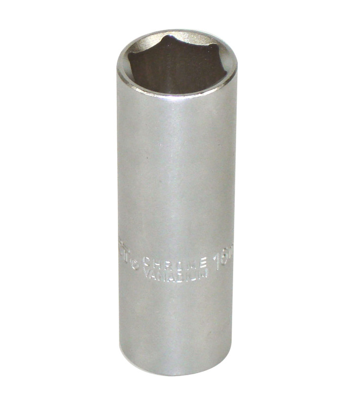 DOUILLE A BOUGIE, 6 PANS, CARRE 1/2, 16MM