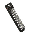 JEU 9 DOUILLES TORX, FEMELLES, CARRE 1/2