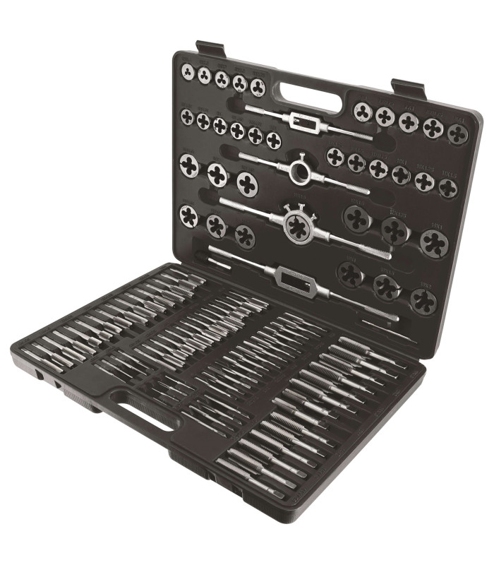 COFFRET TARAUDS ET FILIERES 110 PIECES HSS