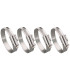 LOT 4 COLLIERS METALLIQUES 9MM, DE 10 A 16 MM