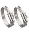 LOT 2 COLLIERS METALLIQUES 9MM, DE 25 A 40 MM