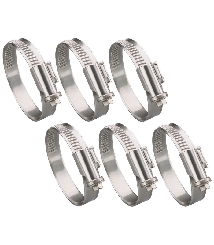 LOT 6 COLLIERS METALLIQUES 12MM, DE 60 A 120MM