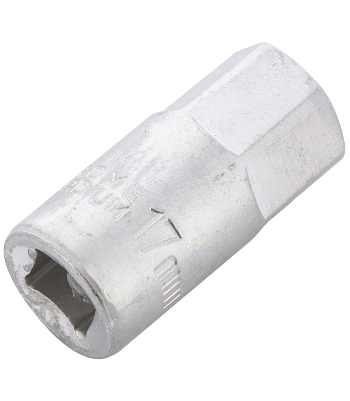 EMBOUT VIDANGE MALE 6 PANS, CARRE 3/8, 17MM