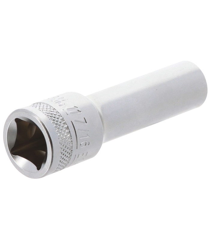 DOUILLE LONGUE MULTI - EMPREINTES, CARRE 1/2, 11MM
