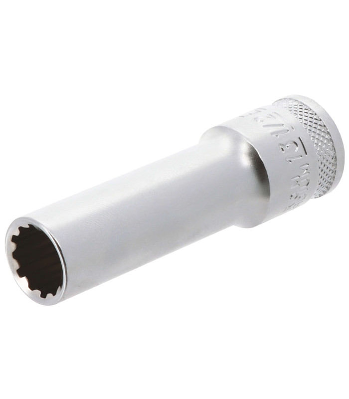 DOUILLE LONGUE MULTI - EMPREINTES, CARRE 1/2, 13MM