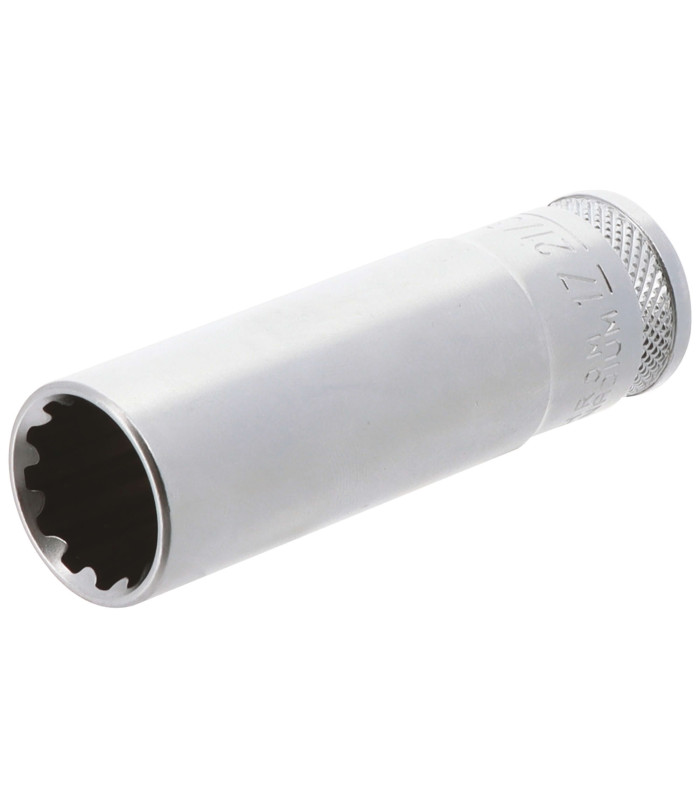 DOUILLE LONGUE MULTI - EMPREINTES, CARRE 1/2, 17MM