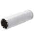DOUILLE LONGUE MULTI - EMPREINTES, CARRE 1/2, 18MM