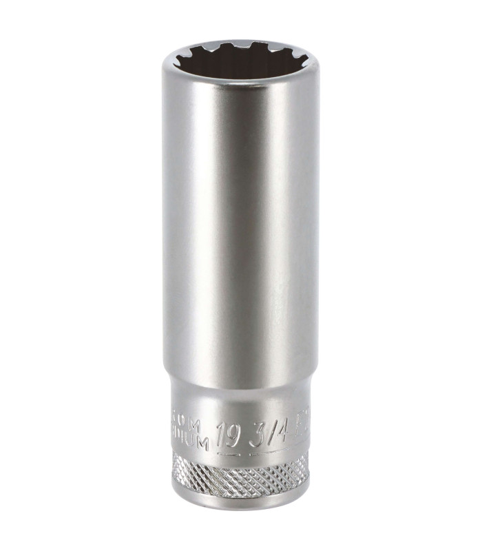 DOUILLE LONGUE MULTI - EMPREINTES, CARRE 1/2, 19MM