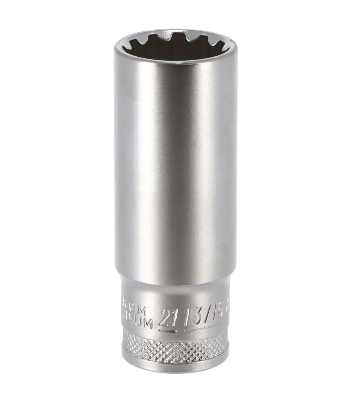 DOUILLE LONGUE MULTI - EMPREINTES, CARRE 1/2, 21MM