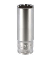 DOUILLE LONGUE MULTI - EMPREINTES, CARRE 1/2, 21MM
