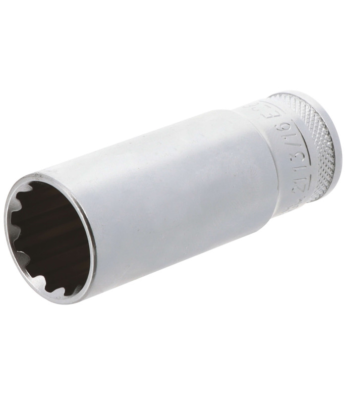 DOUILLE LONGUE MULTI - EMPREINTES, CARRE 1/2, 21MM