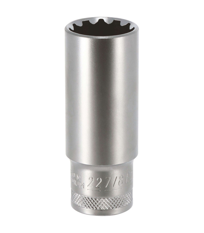 DOUILLE LONGUE MULTI - EMPREINTES, CARRE 1/2, 22MM