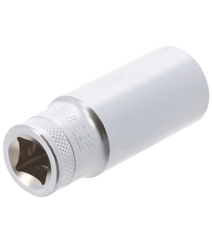 DOUILLE LONGUE MULTI - EMPREINTES, CARRE 1/2, 22MM
