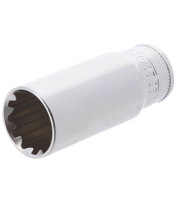 DOUILLE LONGUE MULTI - EMPREINTES, CARRE 1/2, 23MM