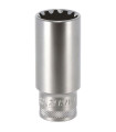 DOUILLE LONGUE MULTI - EMPREINTES, CARRE 1/2, 24MM