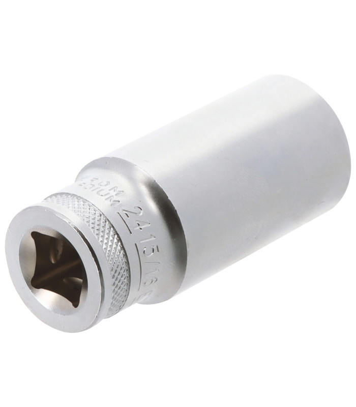 DOUILLE LONGUE MULTI - EMPREINTES, CARRE 1/2, 24MM
