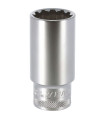 DOUILLE LONGUE MULTI - EMPREINTES, CARRE 1/2, 27MM