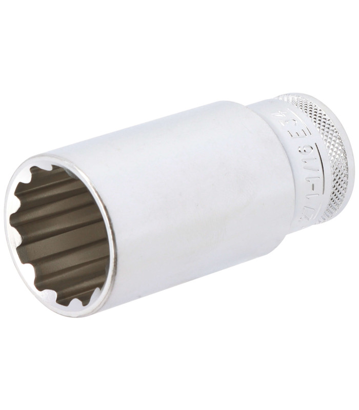 DOUILLE LONGUE MULTI - EMPREINTES, CARRE 1/2, 27MM