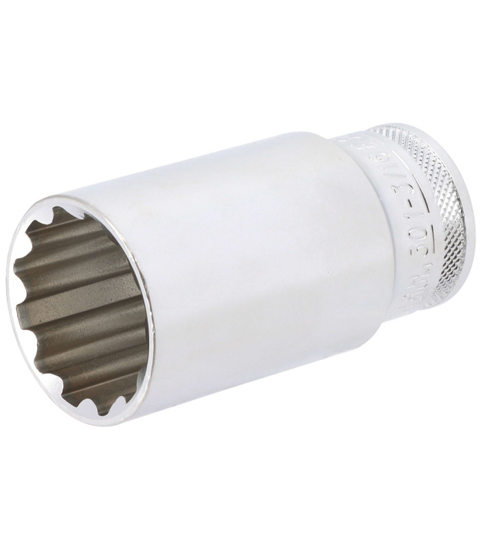 DOUILLE LONGUE MULTI - EMPREINTES, CARRE 1/2, 30MM