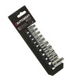 JEU 9 DOUILLES TORX, FEMELLES, 1/4 3/8  + ADAP 1/2