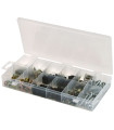COFFRET 170PCS CLIPS ECROU METALLIQUE ET VIS TOLES