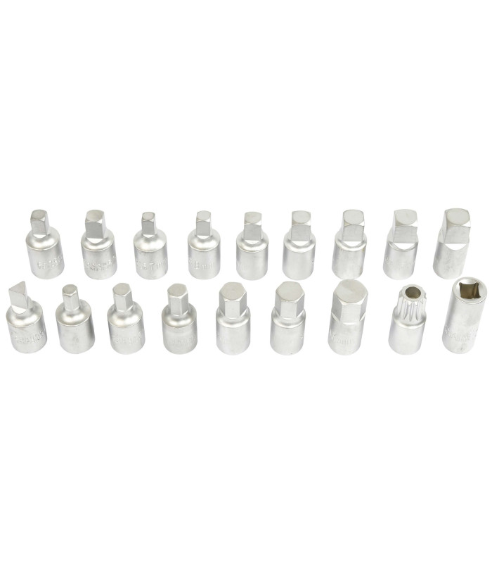 COFFRET 18PCS EMBOUTS DE VIDANGE 3/8