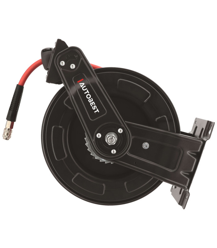 ENROULEUR AUTO PNEUMATIQUE 15 METRES SUPPORT METAL