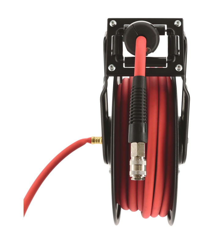ENROULEUR AUTO PNEUMATIQUE 15 METRES SUPPORT METAL