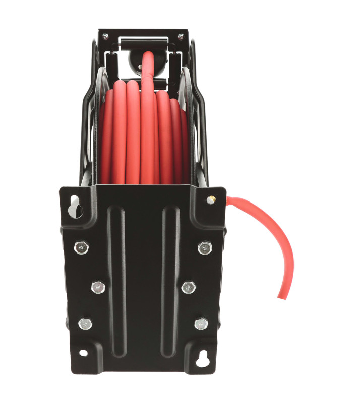 ENROULEUR AUTO PNEUMATIQUE 15 METRES SUPPORT METAL