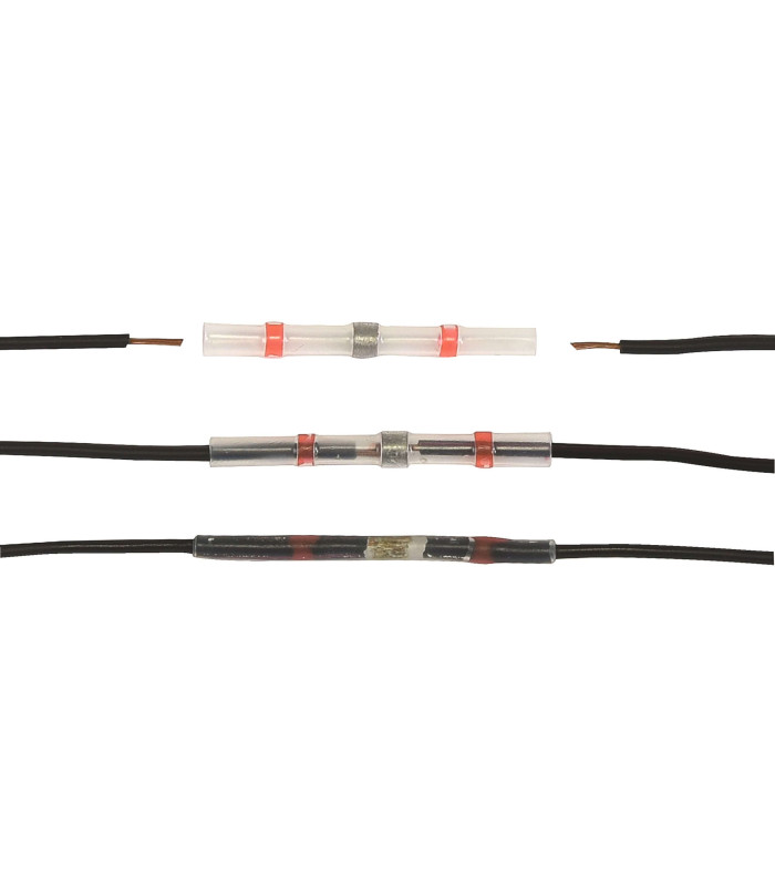 COFFRET 100 CONNECTEURS SOUDABLES RETRACTABLES