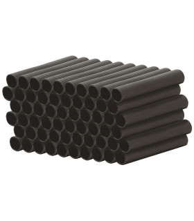 LOT DE 60 GAINES THERMO RECTRACTABLES 3,2MM LG 5CM