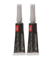 LOT DE 2 TUBES DE COLLE SUPER FORTE 3G