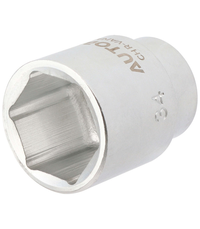 DOUILLE 6 PANS, CARRE 1/2, 34MM