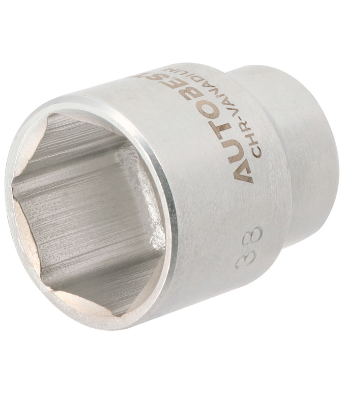 DOUILLE 6 PANS, CARRE 1/2, 38MM