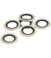 LOT 6 JOINTS DE VIDANGE A LEVRE 16.7MM