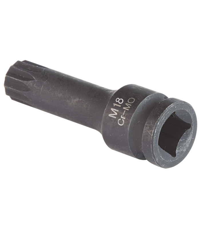 DOUILLE A CHOC LONGUE XZN MALE CARRE 1/2 18MM