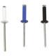 24 RIVETS POUR PLAQUE IMMATRICULATION + MECHE