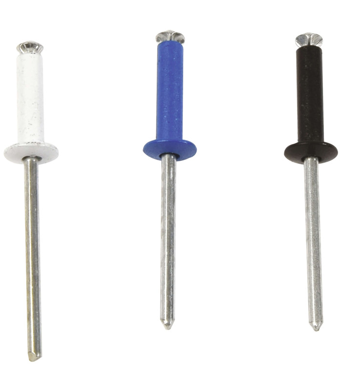 24 RIVETS POUR PLAQUE IMMATRICULATION + MECHE
