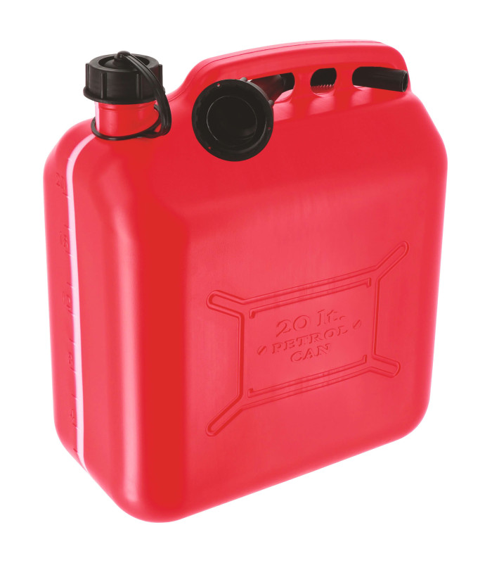 JERRICAN PLASTIQUE 20L, AVEC BEC VERSEUR