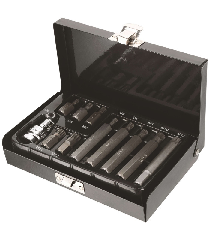 COFFRET 11 EMBOUTS XZN + PORTE-EMBOUT CARRE 1/2