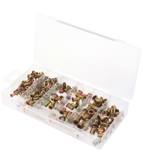 COFFRET 165 INSERTS TARAUDES A SERTIR M3 M4 M5 M6