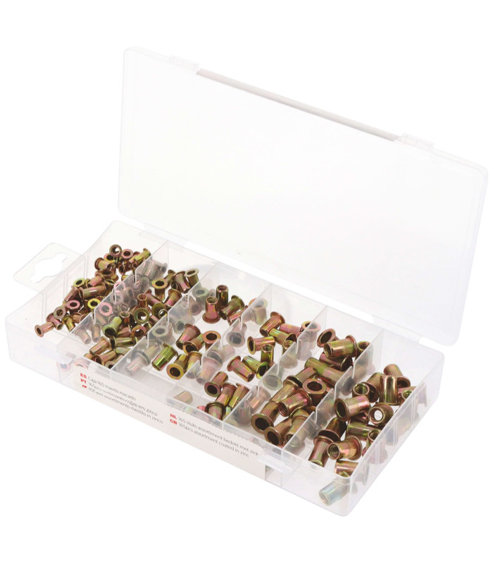 COFFRET 165 INSERTS TARAUDES A SERTIR M3 M4 M5 M6