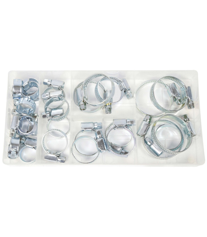 COFFRET DE 26 COLLIERS DE SERRAGE DE 16MM A 40MM