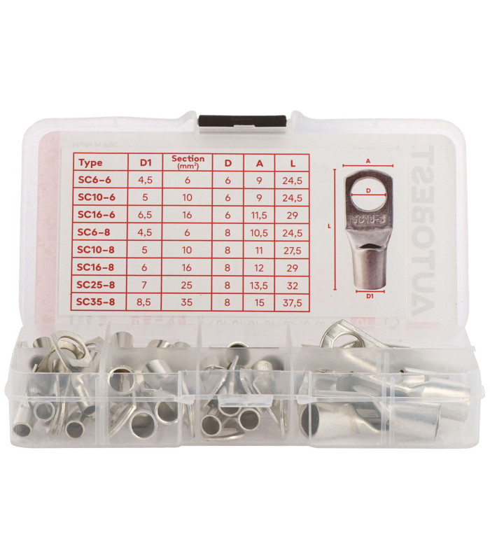 COFFRET DE 52 COSSES A OEILLET