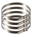 JEU DE 4 COLLIERS DE SERRAGE LISSES 35 CM ET 55 CM