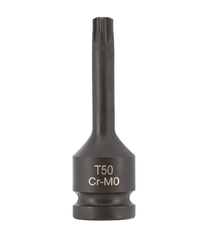 DOUILLE A CHOC TORX MALE CARRE 1/2 T50