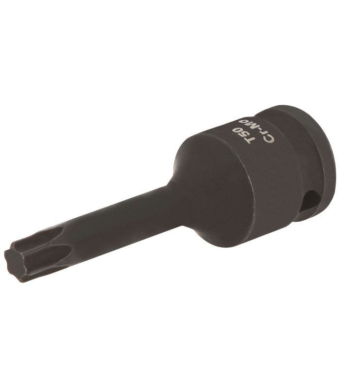 DOUILLE A CHOC TORX MALE CARRE 1/2 T50